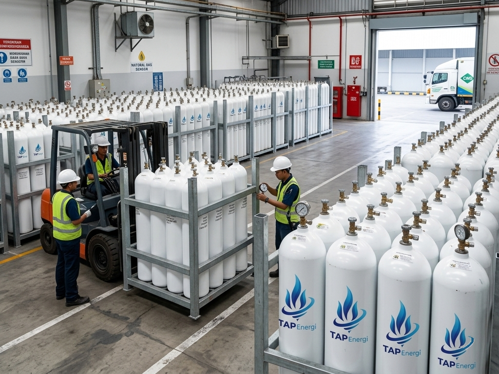 Tabung CNG berstandar industri TAP Energi